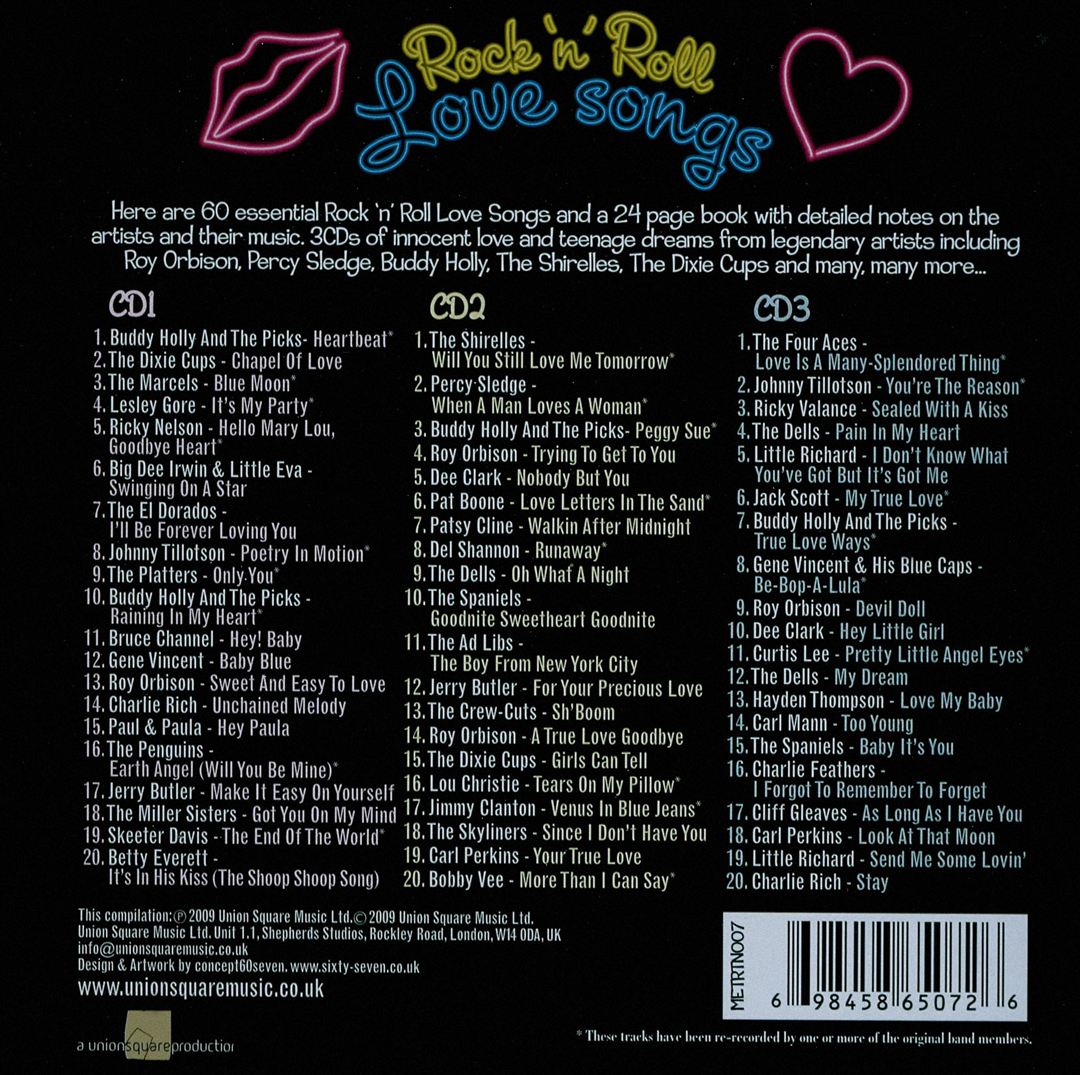 Rock 'N' Roll Love Songs cover art