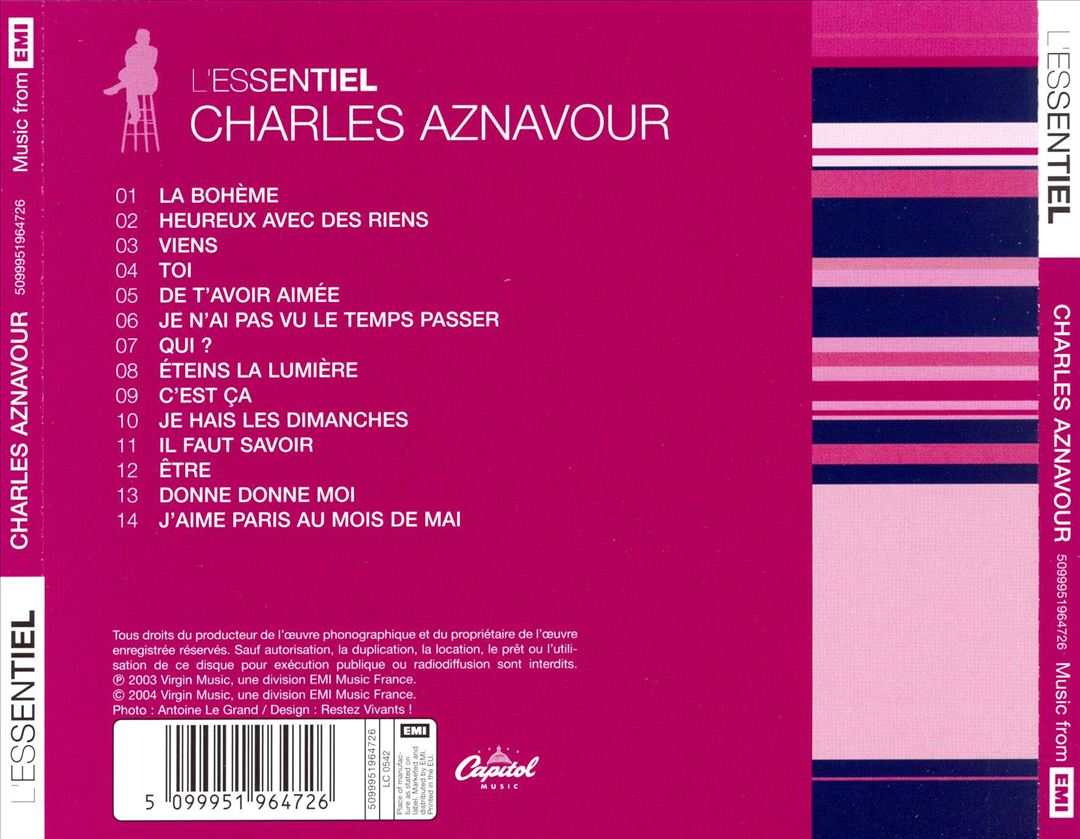 L' Essentiel [EMI France] cover art