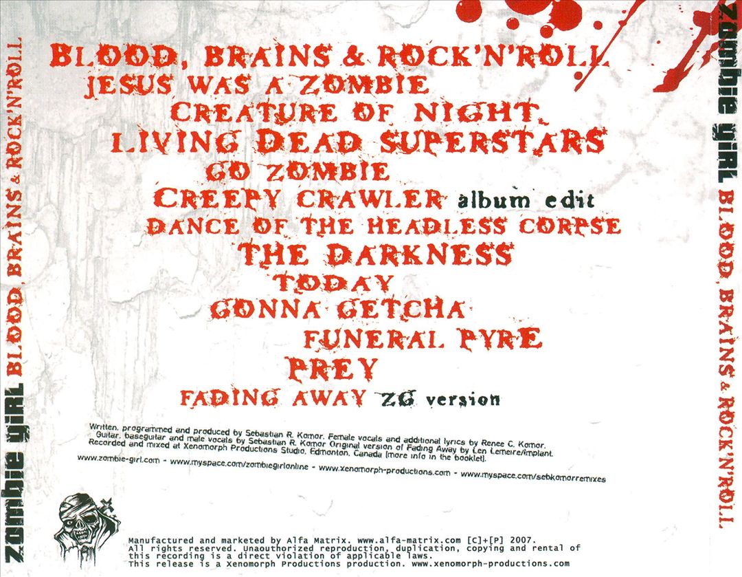 Blood, Brains & Rock 'n' Roll cover art