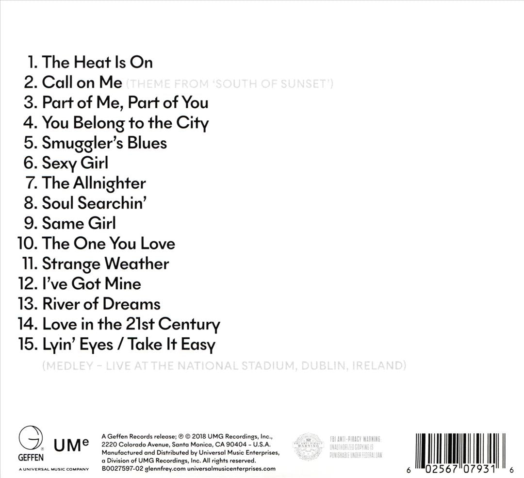 Above the Clouds: The Very Best of Glenn Frey cover art