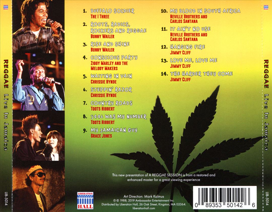 Reggae: Live in Jamaica cover art