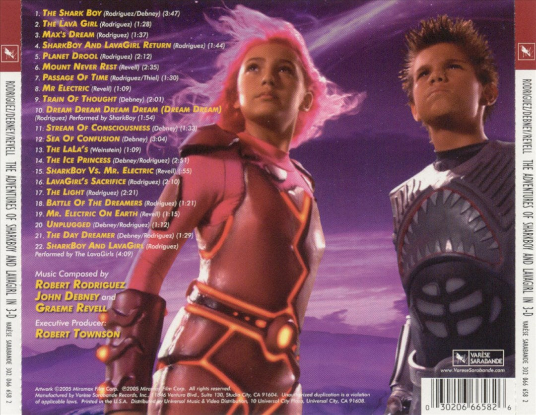 Adventures of Sharkboy and Lavagirl in 3-D [Original Motion Picture Soundtrack] cover art