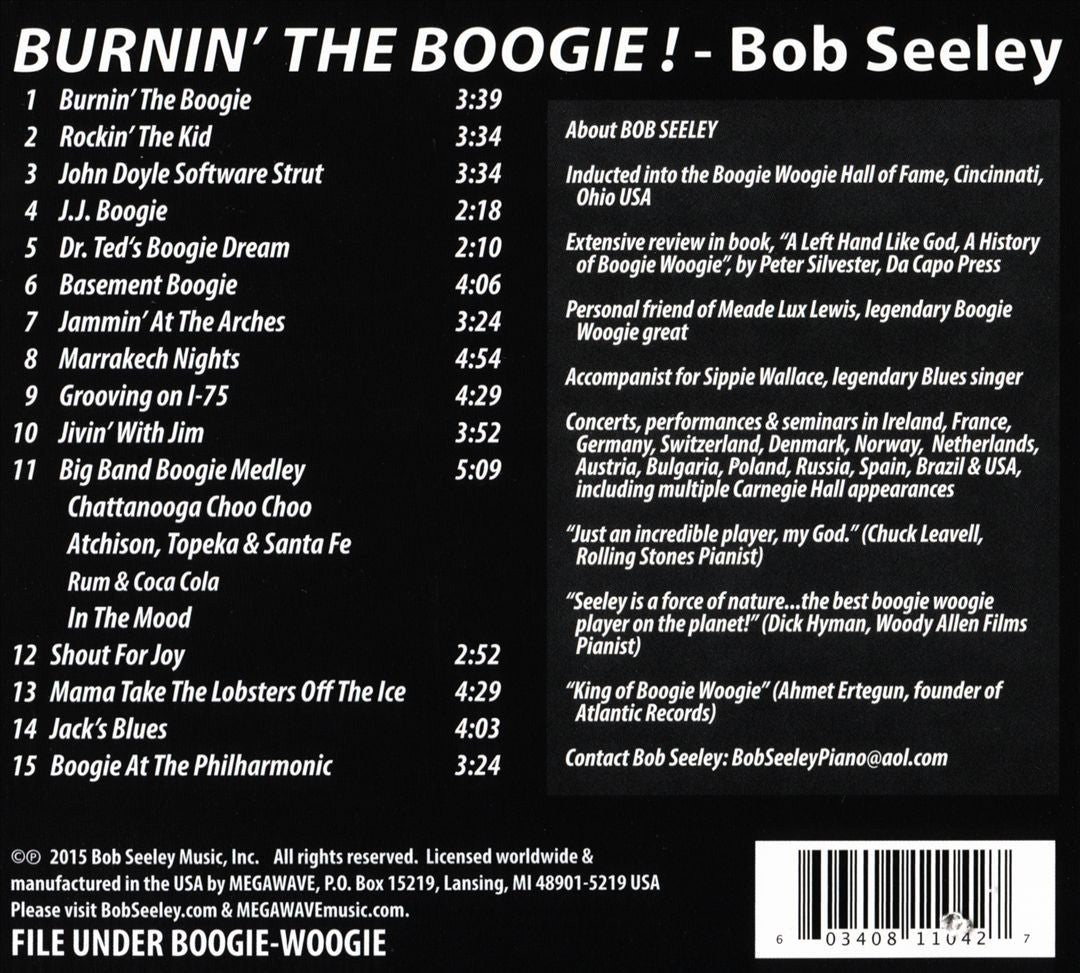 Burnin the Boogie cover art