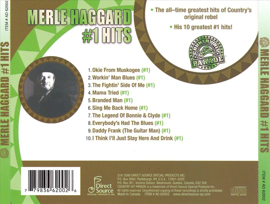 Country Hit Parade: #1 Hits cover art