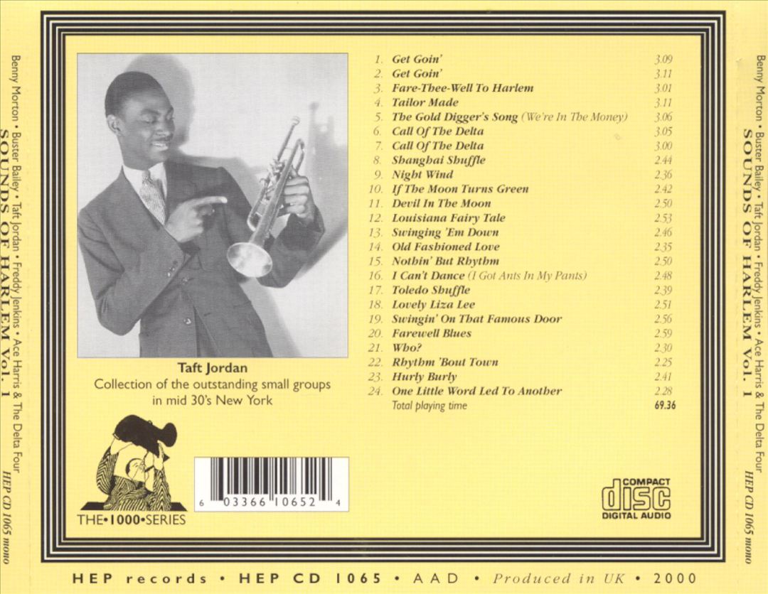 Sounds of Harlem, Vol. 1 cover art