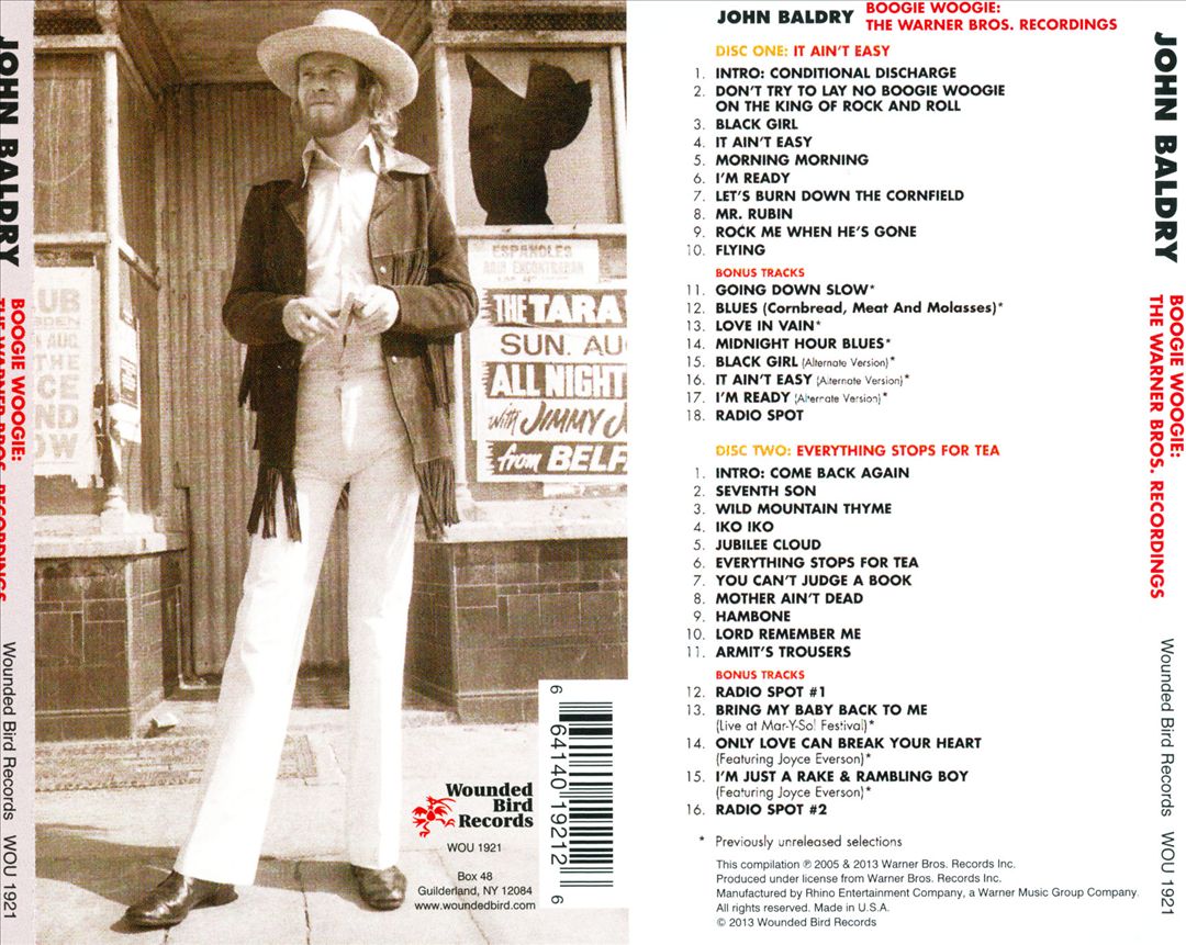 Boogie Woogie: The Warner Bros. Recordings cover art