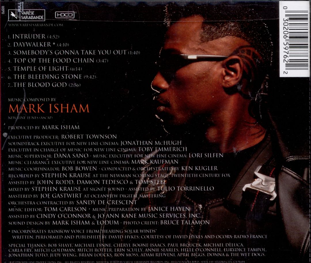 Blade [Original Motion Picture Score] cover art