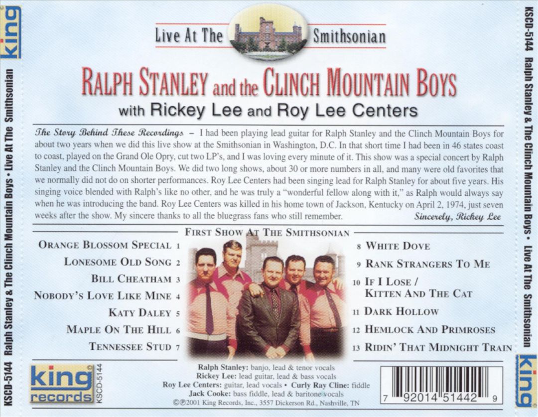 Live at the Smithsonian cover art