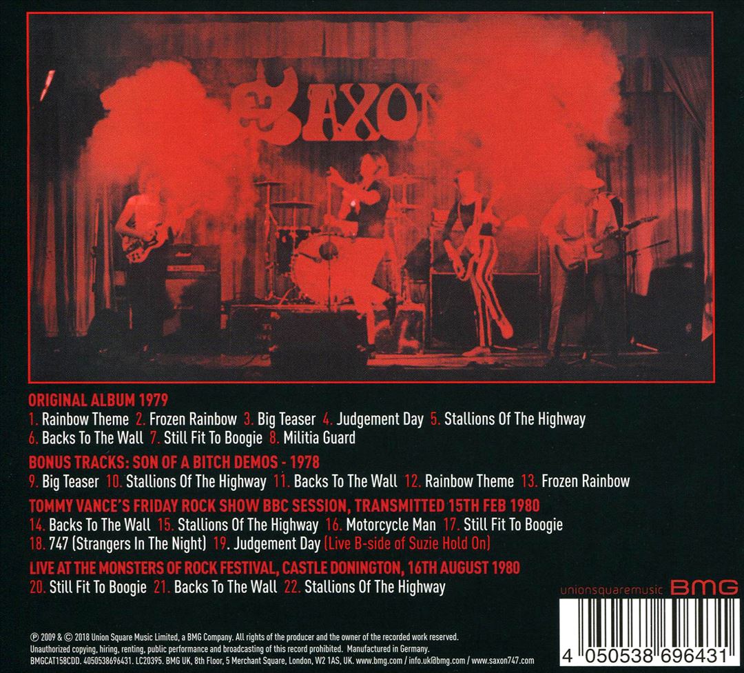 Saxon cover art
