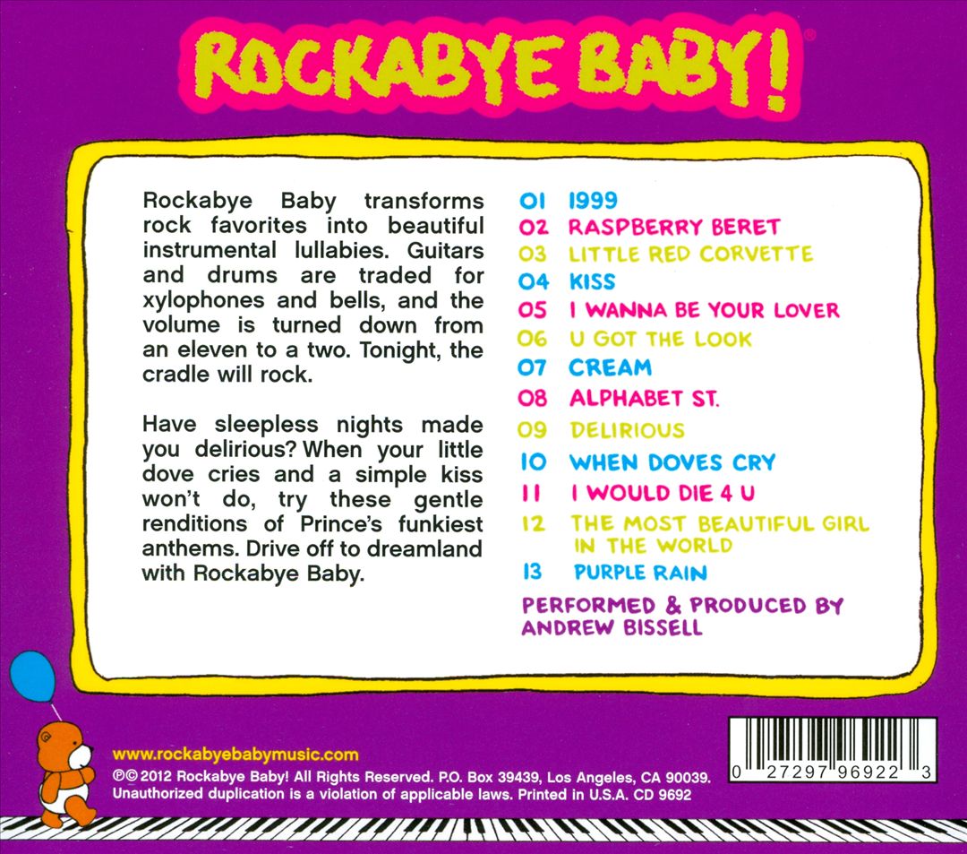 Rockabye Baby! Lullaby Renditions Of Prince cover art