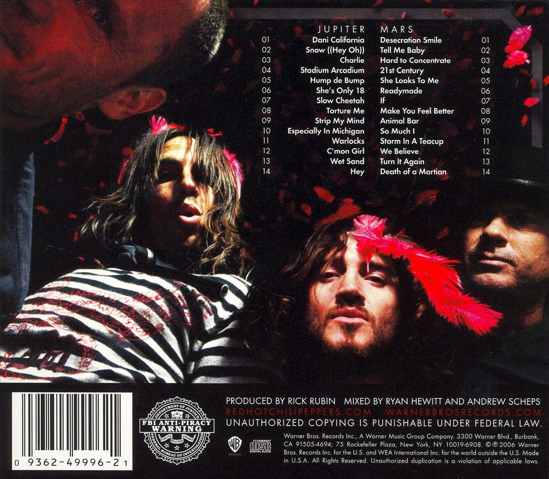 Stadium Arcadium cover art