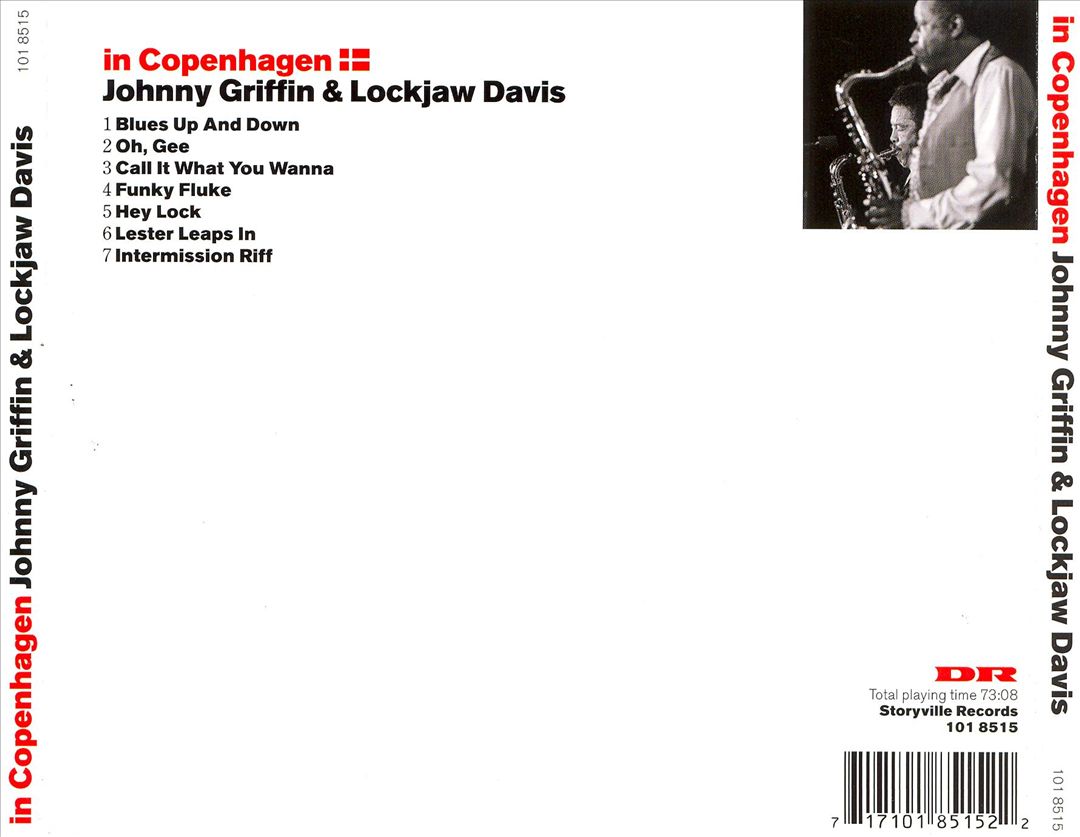 Johnny Griffin & Lockjaw Davis in Copenhagen cover art