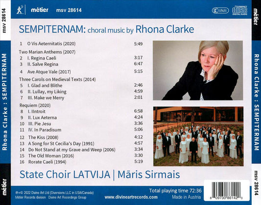 Sempiternam: Choral Music by Rhona Clarke cover art