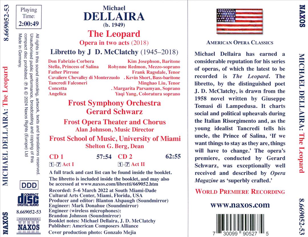 Michael Dellaira: The Leopard cover art