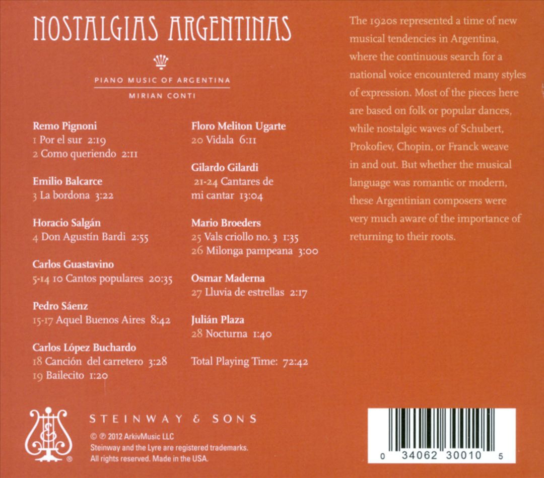 Nostalgias Argentinas cover art
