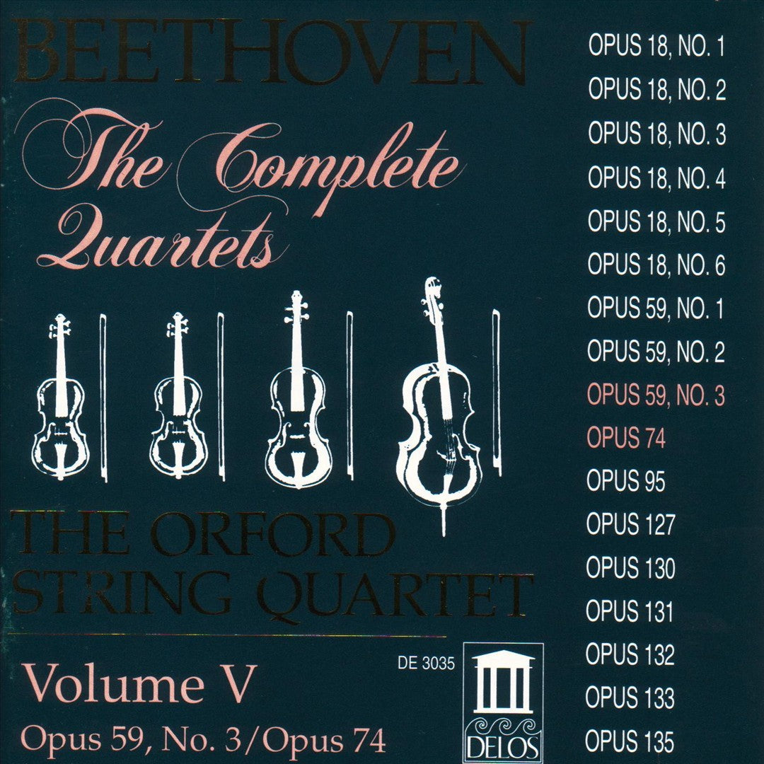 Beethoven: The Complete Quartets, Vol. V cover art