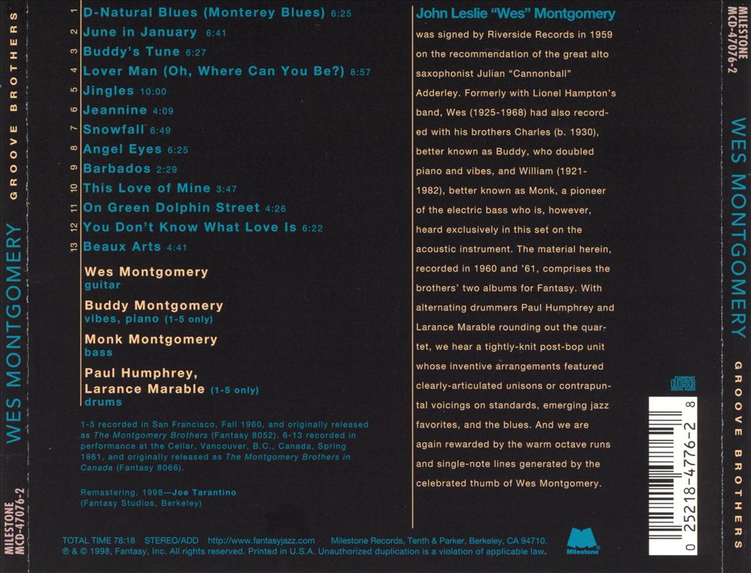 Groove Brothers cover art