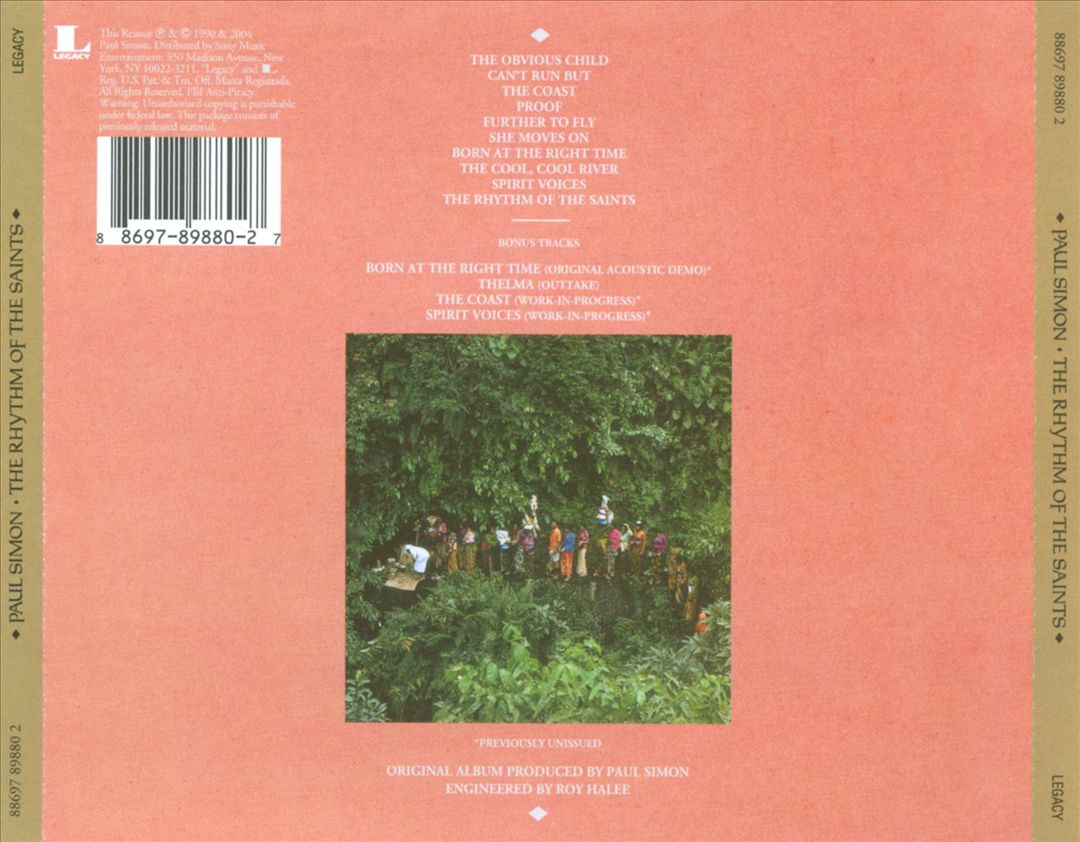 Rhythm of the Saints [Bonus Tracks] cover art