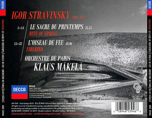 Stravinsky: Le Sacre du printemps; L'Oiseau de feu cover art