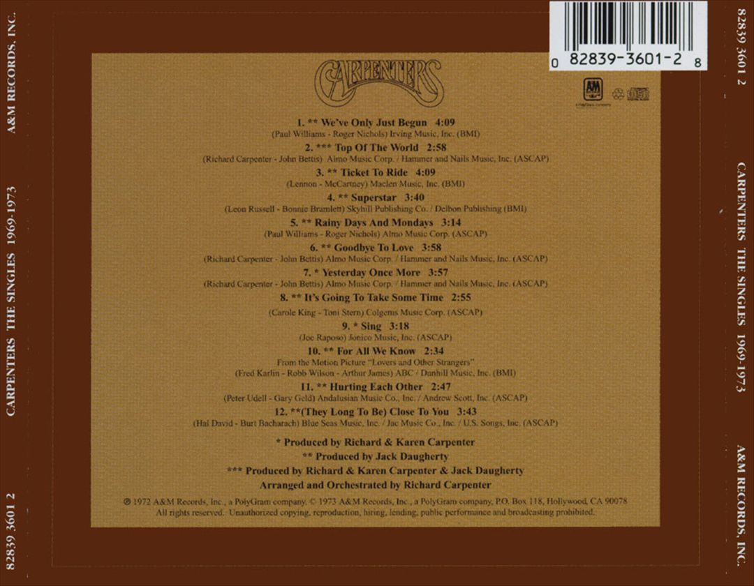 The Singles 1969-1973 cover art