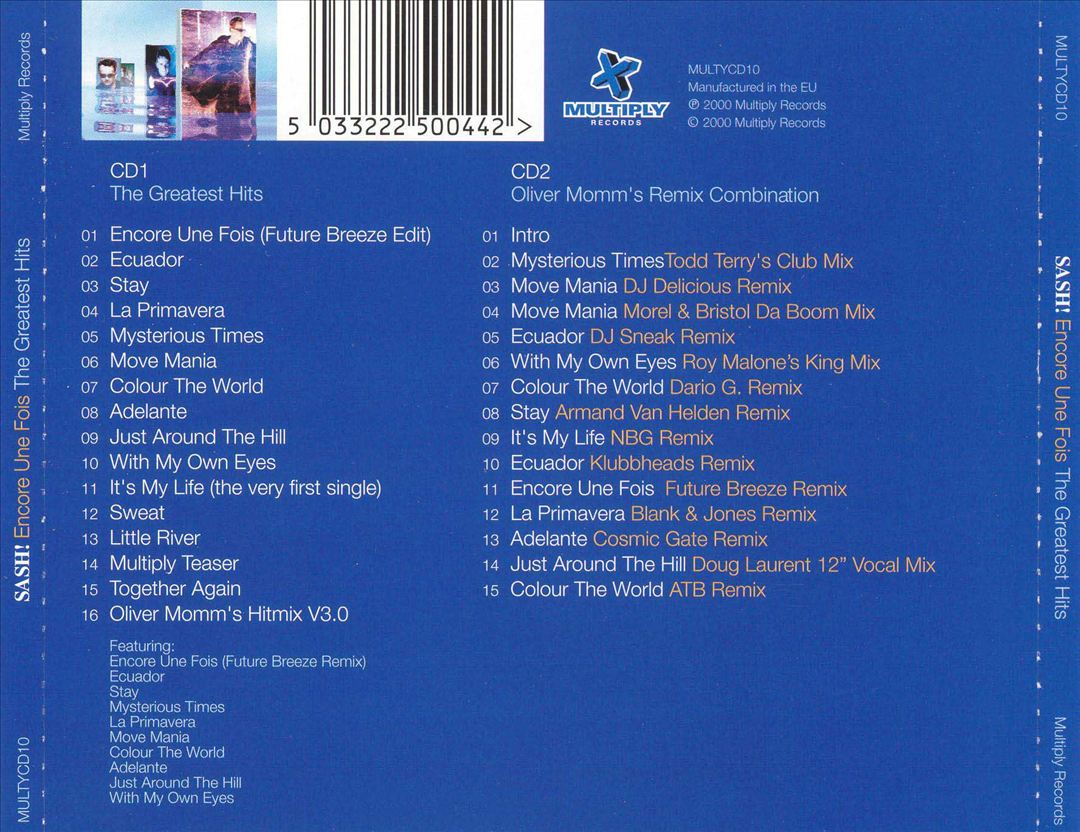 Encore Une Fois: The Greatest Hits cover art