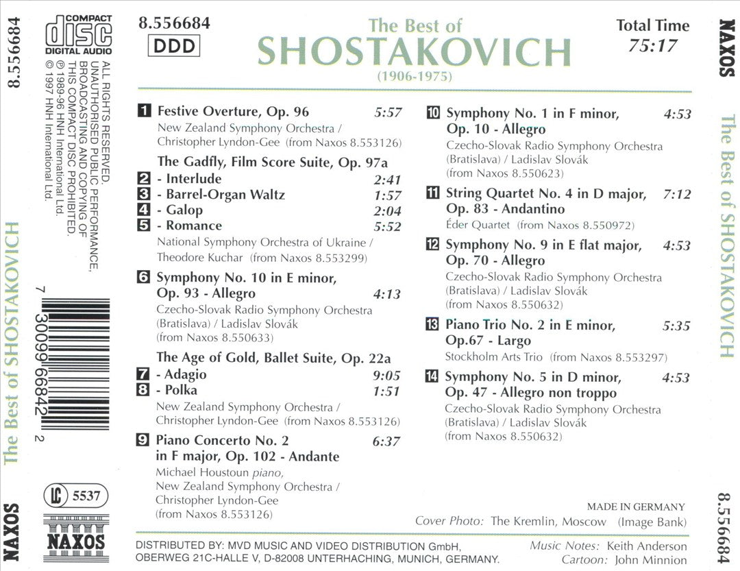 Best of Shostakovich cover art