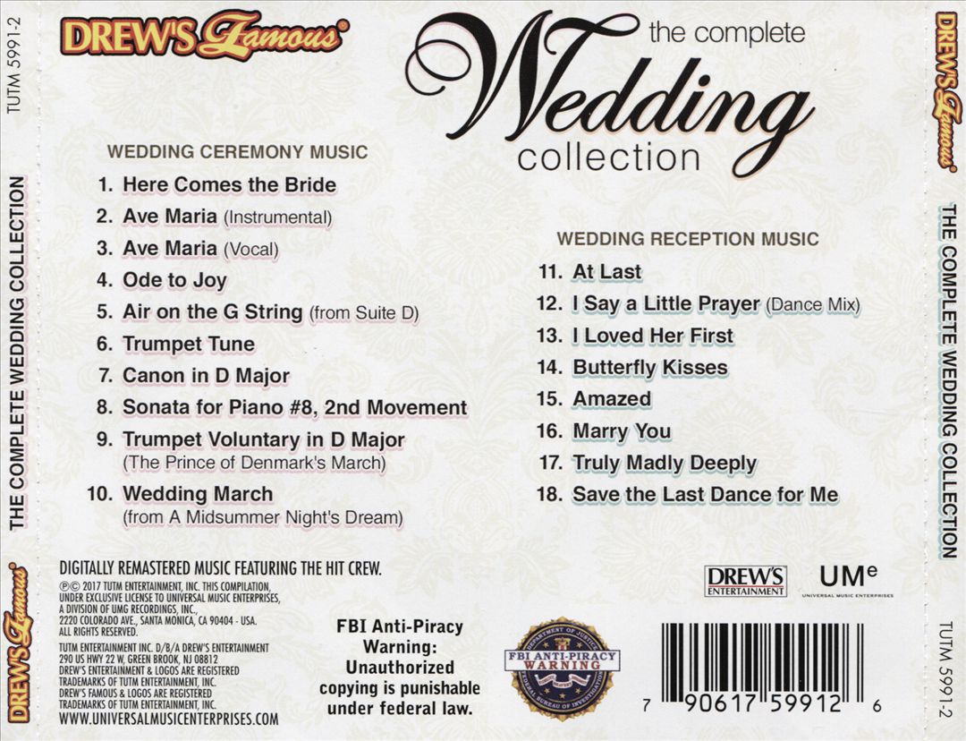 Drew's Famous the Complete Wedding Collection cover art