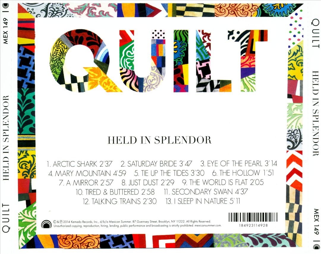 Held in Splendor cover art