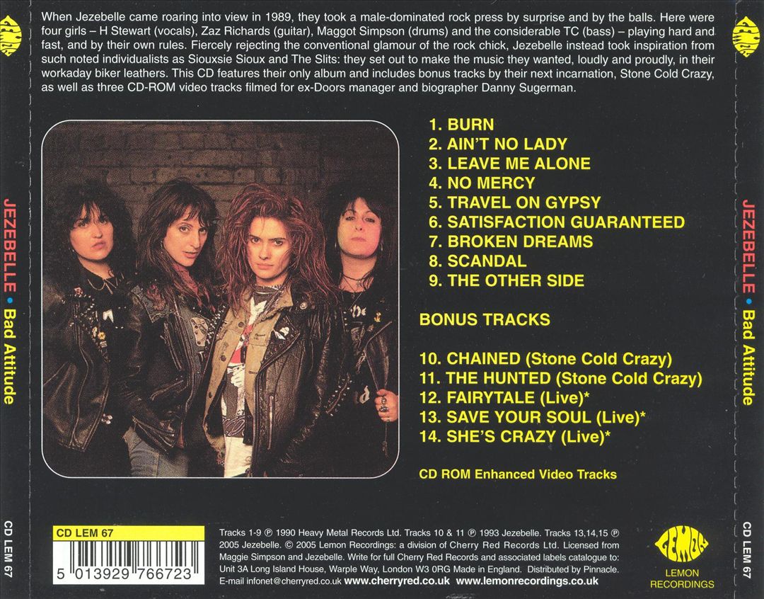 Bad Attitude cover art