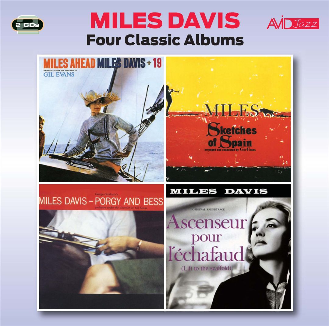 Four Classic Albums (Miles Ahead/Sketches of Spain/Porgy and Bess/Ascenseur Pour L’echafaud) cover art