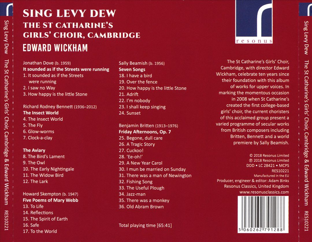 Sing Levy Dew cover art