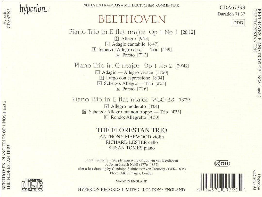 Beethoven: The Complete Music for Piano Trio, Vol. 3 cover art
