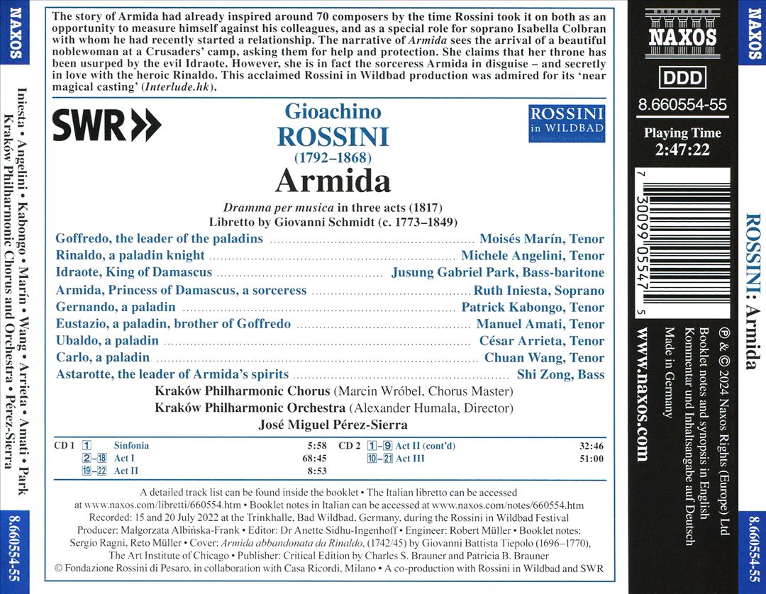 Rossini: Armida cover art
