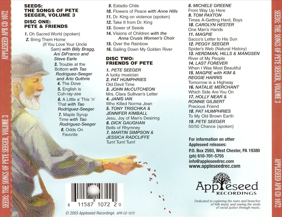 Seeds: The Songs of Pete Seeger, Vol. 3 cover art
