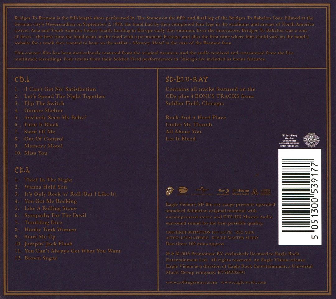 Bridges to Bremen [2 CD/Blu-Ray] cover art