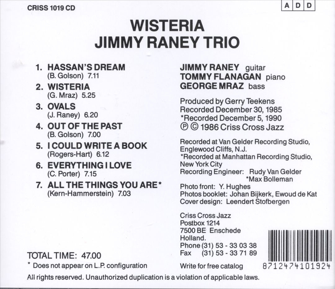 Wisteria cover art