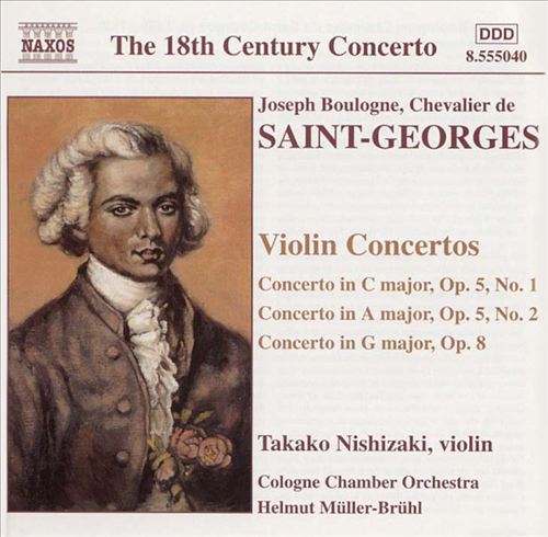 Boulogne: Violin Concertos cover art