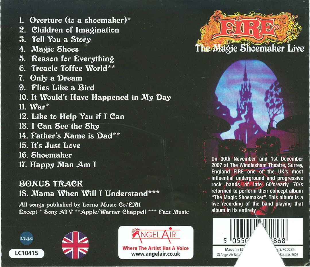 Magic Shoemaker Live! cover art