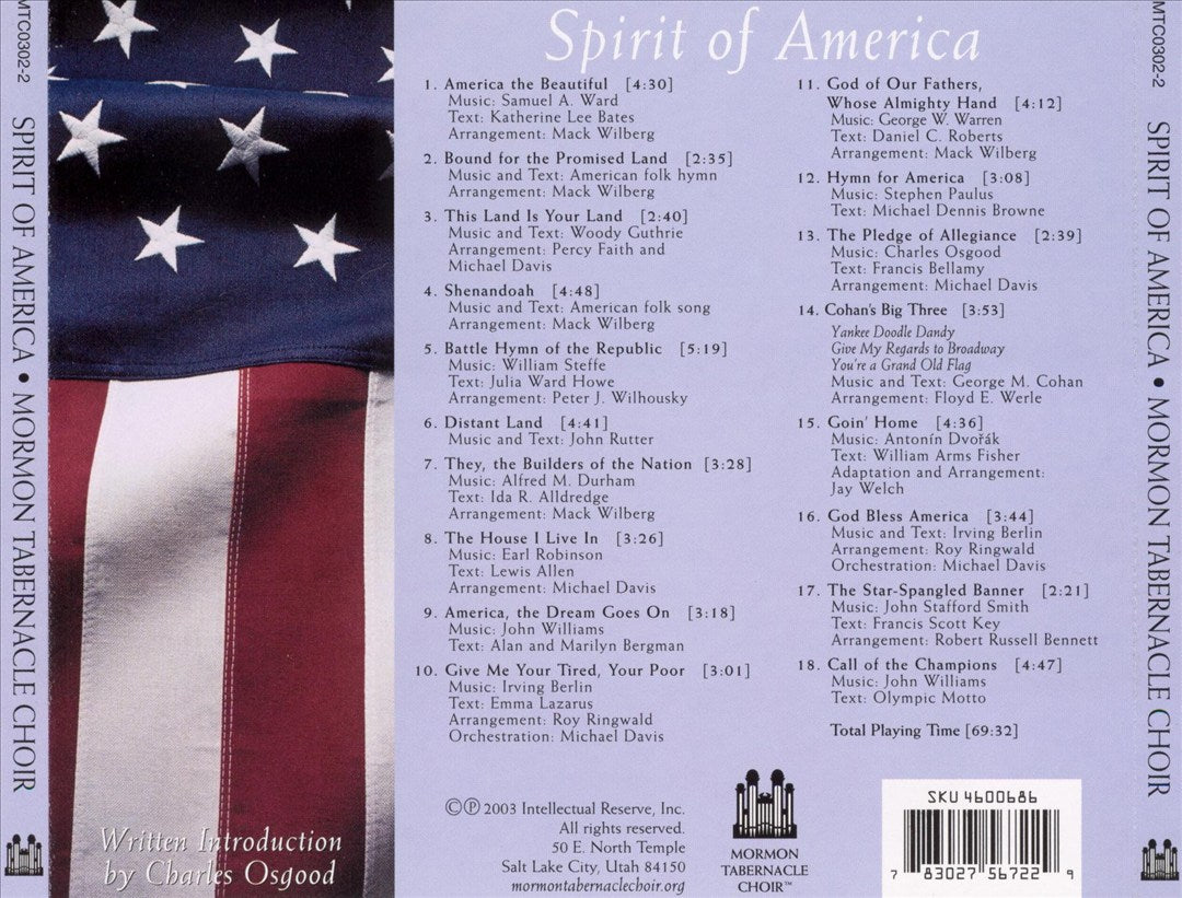 Spirit of America cover art