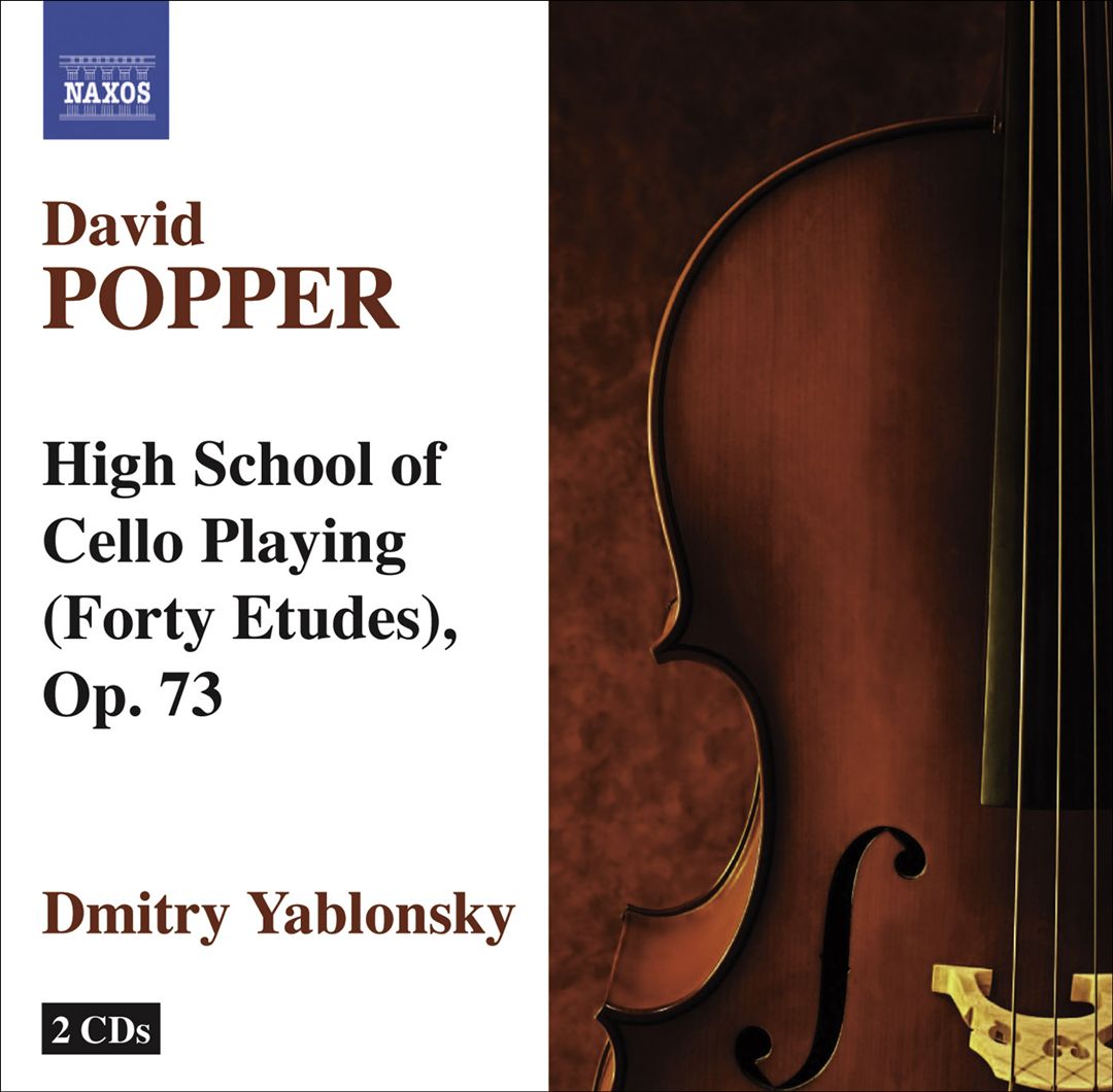 David Popper: High School of Cello Playing (Forty Etudes), Op. 73 cover art