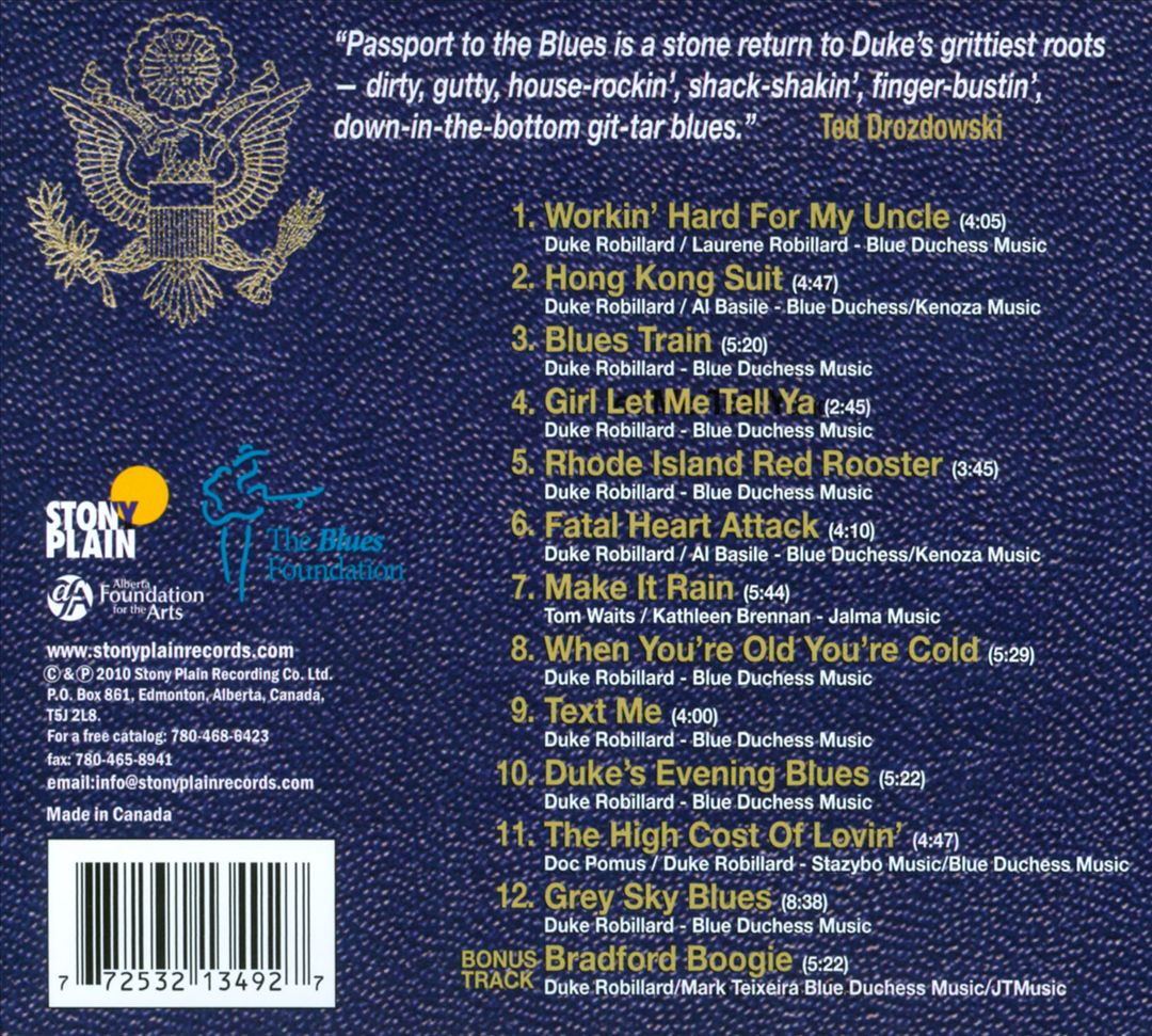 Passport to the Blues cover art