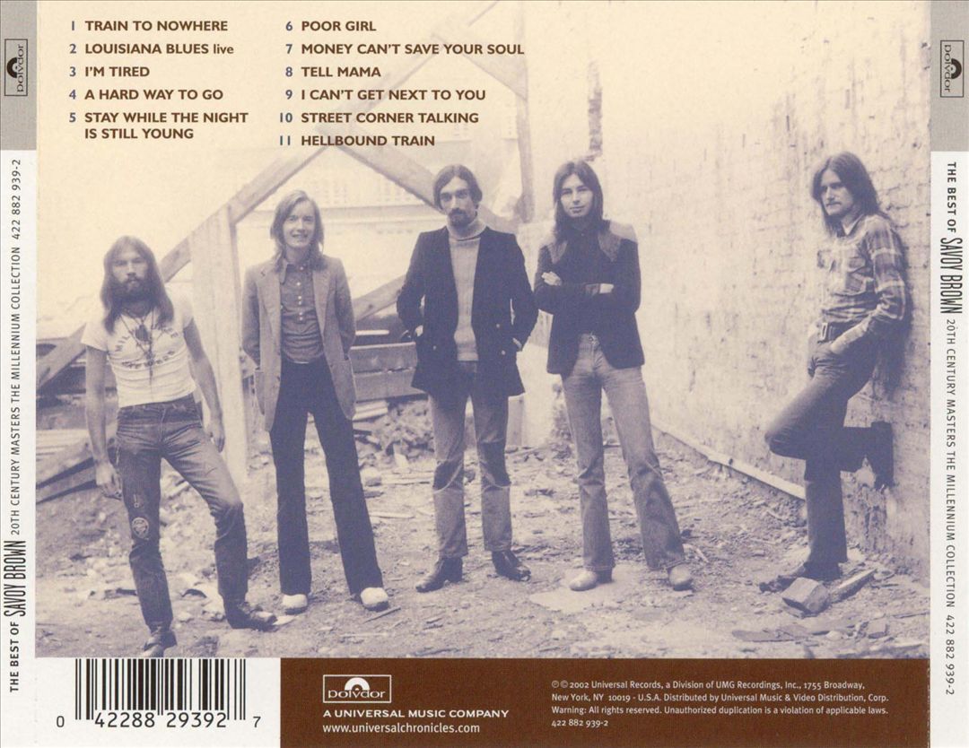 20th Century Masters - The Millennium Collection: The Best of Savoy Brown cover art
