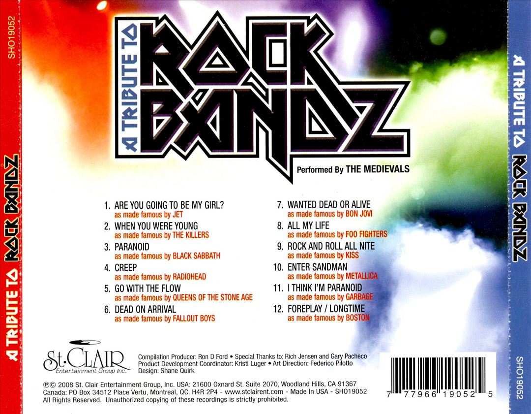 Tribute to Rock Bandz cover art