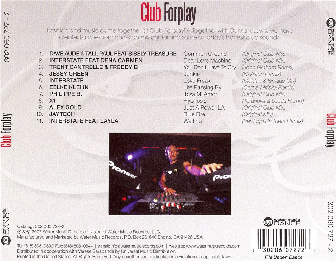 Club Forplay cover art