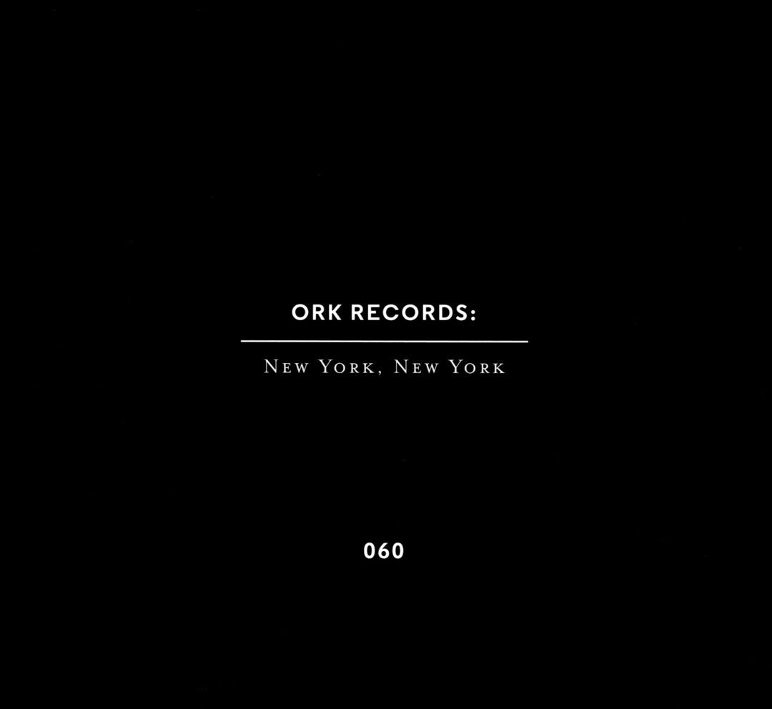 Ork Records: New York, New York cover art