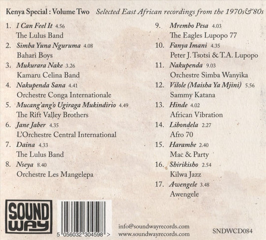 Kenya Special, Vol. 2 cover art
