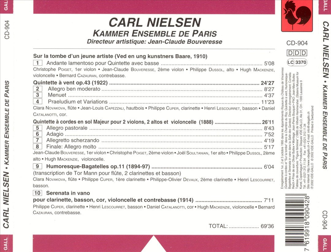 Carl Nielsen: Chamber Music cover art