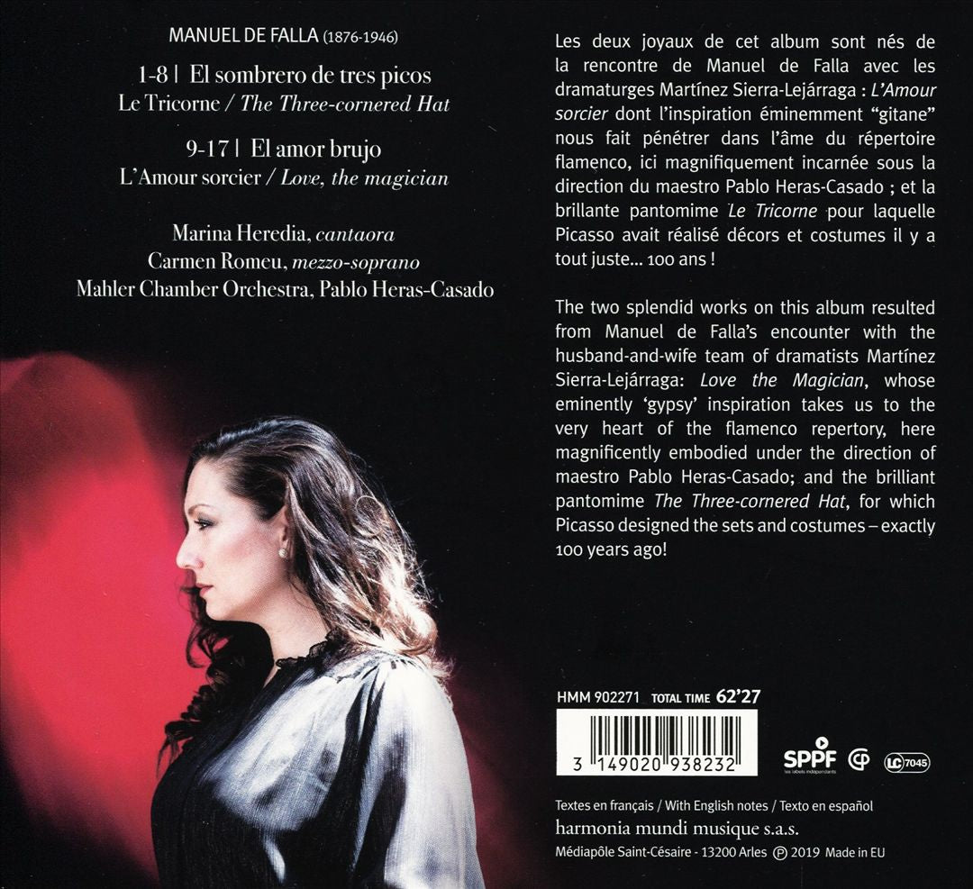 Manuel de Falla: El sombrero de tres picos; El Amor Brujo cover art