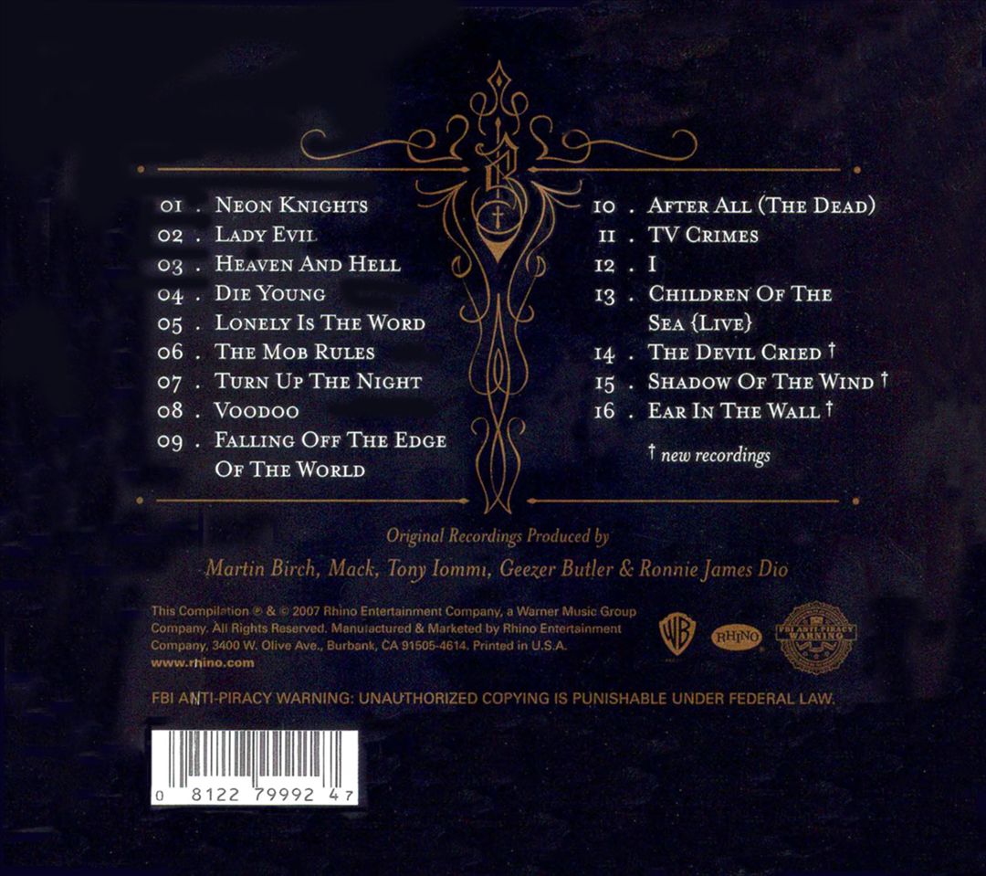 Dio Years cover art