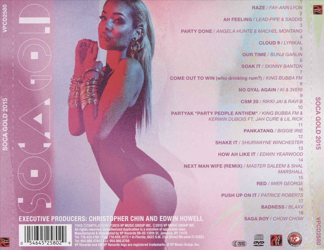 Soca Gold 2015 cover art